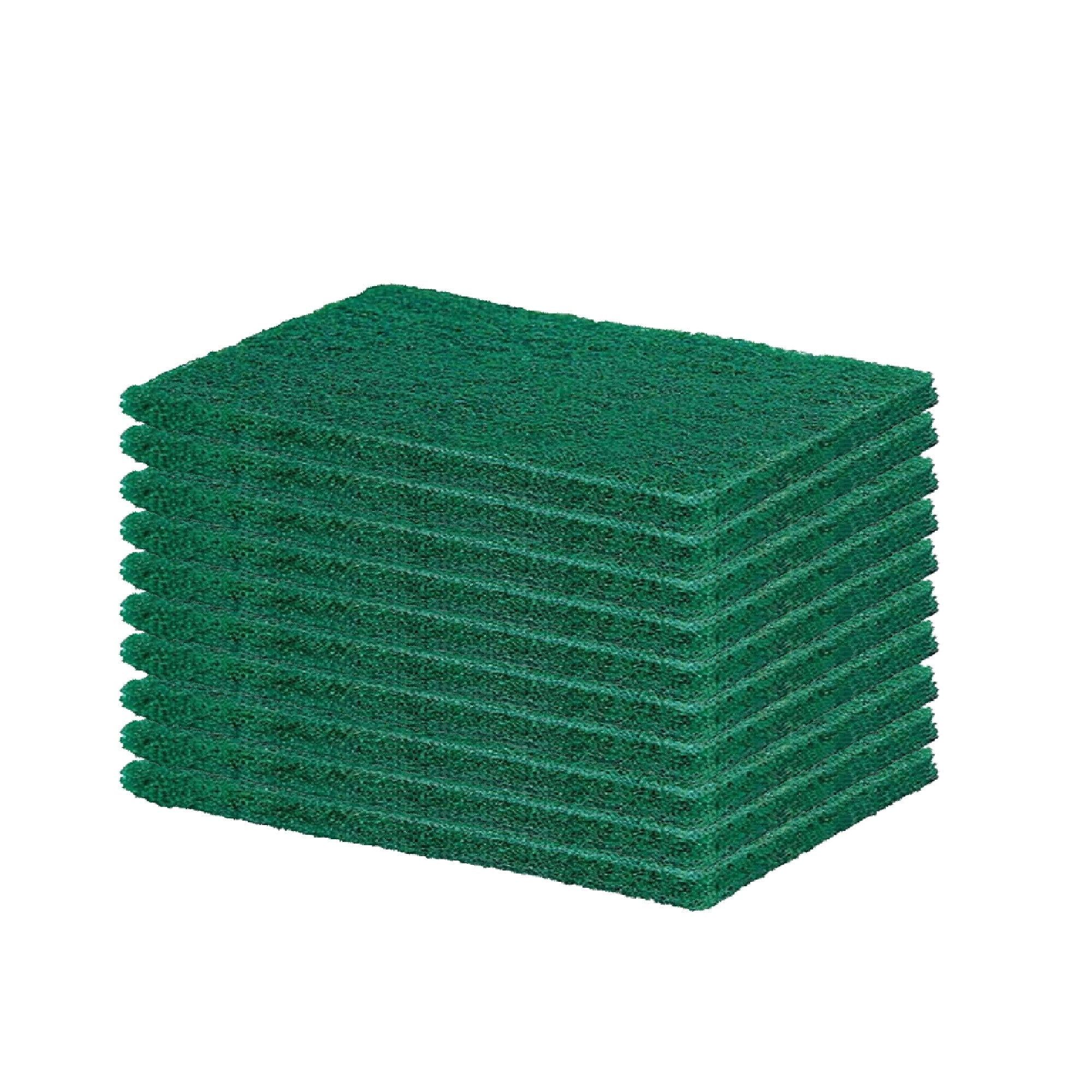 Green scrubber pads for cleaning kitchen utensils and tiles Green scrubber pads for cleaning kitchen utensils and tiles